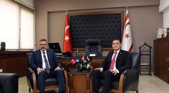 İçişleri Bakanı Çiftçi, KKTC İçişleri Bakanı Oğuz'u ziyaret etti