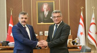 Bakan Çiftçi KKTC'de Erhürman ile Görüştü