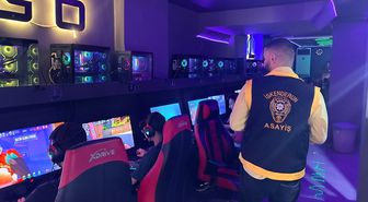 İskenderun ilçesinde internet kafe ve oyun alanları denetlendi