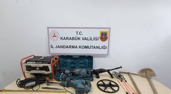 Karabük'te izinsiz kazı ve uyuşturucu operasyonlarında 10 şüpheli gözaltına alındı