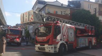 Kocaeli'de apartman dairesinde çıkan yangın hasara neden oldu