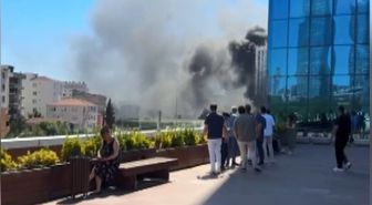 Maltepe'de inşaatta yangın çıktı