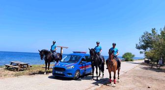 Milli Park'ta Atlı Jandarma Timi göreve başladı