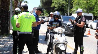 Turgutlu'da yaz aylarının gelmesiyle kask denetimleri artırıldı