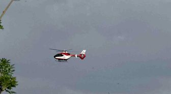 Van'da 57 yaşındaki hasta için helikopter ambulans havalandı