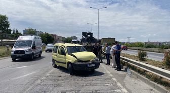 Samsun'da Zırhlı Araç ile Hafif Ticari Araç Çarpıştı: 1 Yaralı