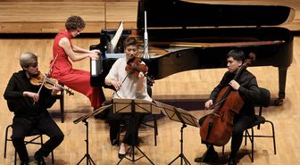 39. Uluslararası İzmir Festivali'nde Notos Quartett sahne aldı
