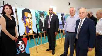 Bafra Fen Lisesi'nde sanat rüzgarı: 106 eser sergilendi