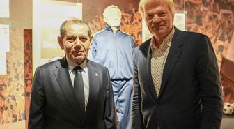Bayern Münih efsanesi Oliver Kahn'dan Dursun Özbek'e ziyaret
