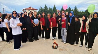 Beypazarı'nda LGS kaygısına karşı sembolik etkinlik