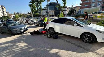 Bilecik'te otomobil ile motosiklet çarpıştı
