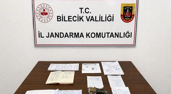 Bilecik'te tefecilik operasyonu, çok sayıda yaprak senet karnesi ele geçirildi
