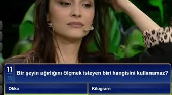 Bir şeyin ağırlığını ölçmek isteyen biri hangisini kullanamaz?