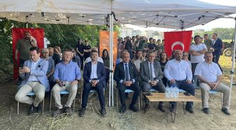 Bursa'daki tarım lisesinin 60 dönümlük alanına zeytin fidanı dikildi