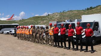 Çankırı'da başarılı heyelan tatbikatı