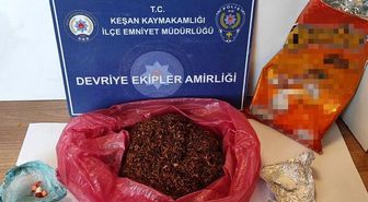 Cips paketine gizlenmiş uyuşturucuyla yakalandı