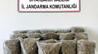 Diyarbakır'da 38 buçuk kilo esrar ele geçirildi