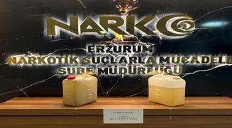 Erzurum'da dev uyuşturucu operasyonu: 27 kilo 850 gram likit metamfetamin ele geçirildi