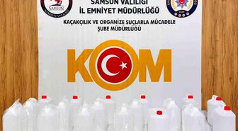 Kaçak alkol operasyonu: 90 litre etil alkol ele geçirildi