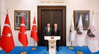 Kırklareli Valisi Turan, Kuzey Makedonya Ankara Büyükelçisi Manasijevski'yi kabul etti