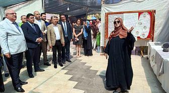 Kumluca'da Halk Eğitim Merkezi Müdürlüğü sergisi törenle açıldı