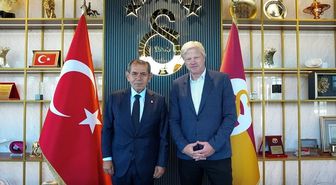 Oliver Kahn ve Dursun Özbek bir araya geldi