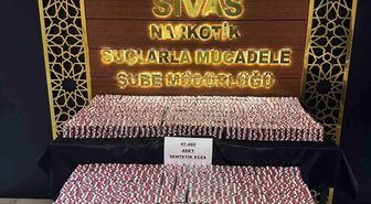 Sivas'ta 133 bin 840 adet uyuşturucu hapla yakalanan zanlılardan biri tutuklandı