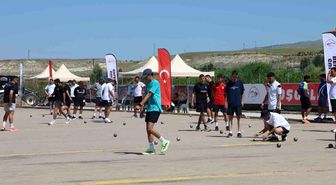 Türkiye Ümitler ve Büyükler Bocce Volo Şampiyonası Nevşehir'de başladı