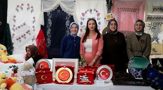 Van'da 100 Aile Destek Merkezinde hazırlanan ürünler sergilendi