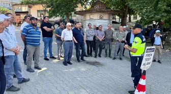 50 traktör sürücüsüne eğitim verildi