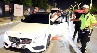 Aksaray'da ehliyetsiz sürücüye 202 bin lira ceza