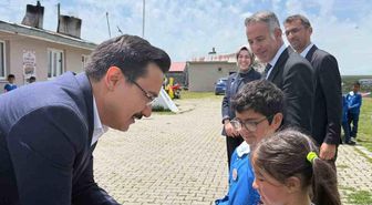 Akyaka Kaymakamı İsmail Demirtaş'tan köy okullarına yakın ilgi