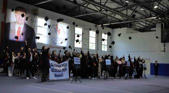 Alaçam MYO'da mezuniyet coşkusu