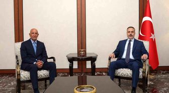 Bakan Fidan, ABD'nin Ankara Büyükelçisi Barrack'ı kabul etti