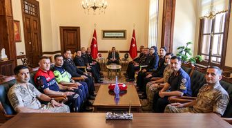 Bilecik Valisi Sözer, jandarma personelini ağırladı