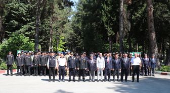Burdur'da Jandarma'nın 187. Yılında Şehitlik Ziyareti