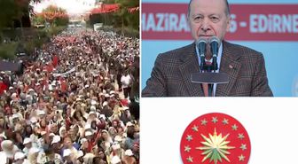 Cumhurbaşkanı Erdoğan'dan CHP'nin yüzde 46 oy aldığı kentte gövde gösterisi