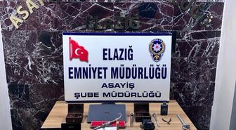 Elazığ'da 7 milyon liralık ziynet eşyası çalan 4 şüpheli tutuklandı