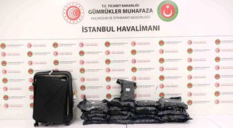 İstanbul Havalimanı'nda uyuşturucu operasyonu: 22,5 kilogram esrar ele geçirildi