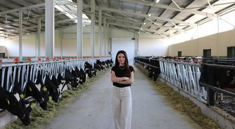 Kadın mimar TKDK desteğiyle Çorum'da süt çiftliği kurdu