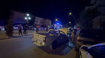 Karaman'da pikapın 3 araca çarptığı kazada 1 kişi yaralandı