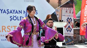 Kars Yaşayan Miras Şöleni renkli görüntülerle başladı