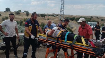 Mardin'de otomobil ile çarpışan motosikletin sürücüsü yaralandı