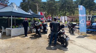 Motosiklet tutkunları Dursunbey'deki festivalde bir araya geldi