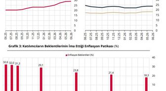 Piyasa katılımcılarının yıl sonu enflasyon beklentisi yüzde 29,14