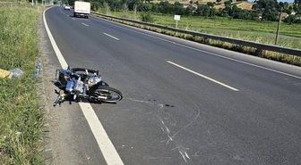 Samsun'da Motosiklet kazası: 2 yaralı