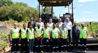 Sinop'ta asfalt sezonu başladı
