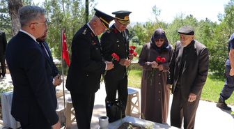 Sivas'ta Jandarma'nın 187. Yılında Şehitlik Ziyareti