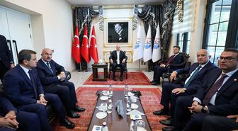 TBMM Başkanı Kurtulmuş, Gazi Süleyman Paşa'nın türbesini ziyaret etti