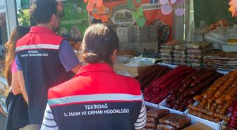 Tekirdağ Kiraz Festivali'nde sıkı gıda denetimi
